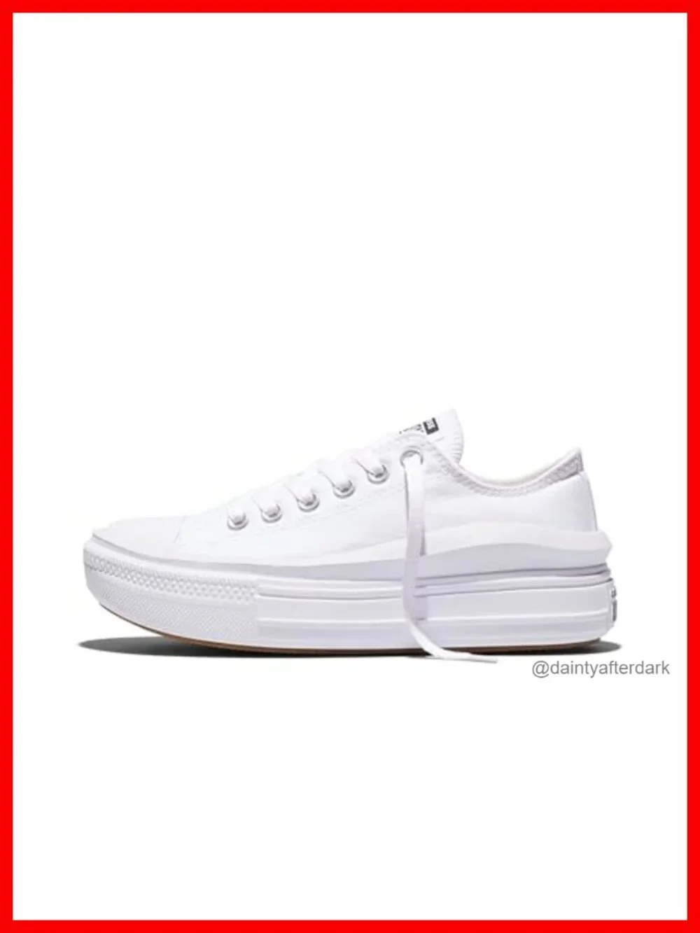 Converse Chuck Taylor All Star Canvas Platform Low Top Sneakers Women's